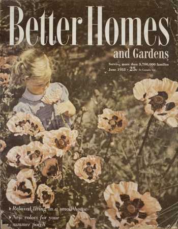 Better Homes & Gardens June 1953 Magazine Cover