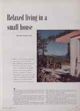 Better Homes & Gardens June 1953 Magazine Article: Relaxed living in a small house