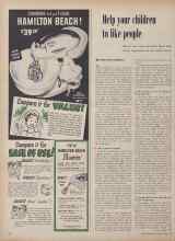 Better Homes & Gardens June 1953 Magazine Article: Help your children to like people