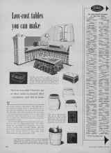 Better Homes & Gardens June 1953 Magazine Article: Low-cost tables you can make