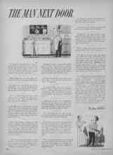 Better Homes & Gardens June 1953 Magazine Article: THE MAN NEXT DOOR