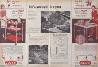 Better Homes & Gardens June 1953 Magazine Article: Here's a comfortable little garden