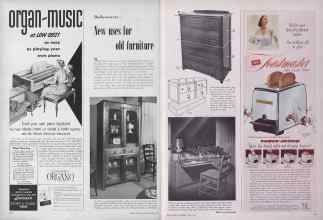 Better Homes & Gardens June 1953 Magazine Article: New uses for old furniture