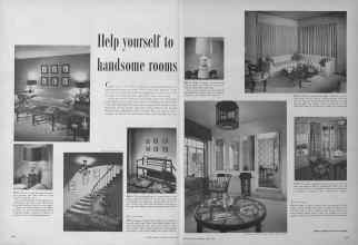 Better Homes & Gardens June 1953 Magazine Article: Help yourself to handsome rooms