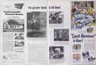 Better Homes & Gardens June 1953 Magazine Article: Yon can move shrubs in full bloom!