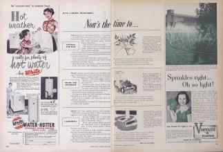 Better Homes & Gardens June 1953 Magazine Article: Now's the time to...