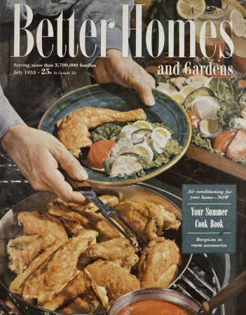 Better Homes & Gardens July 1953 Magazine Cover