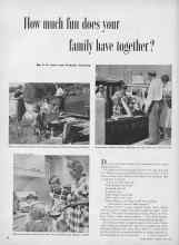 Better Homes & Gardens July 1953 Magazine Article: How much fun does your family have together?