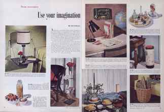 Better Homes & Gardens July 1953 Magazine Article: Use your imagination