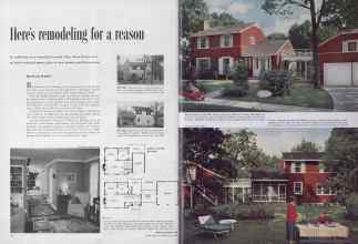 Better Homes & Gardens July 1953 Magazine Article: Here's remodeling for a reason