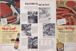 Better Homes & Gardens July 1953 Magazine Article: Keep freshness in food you freeze