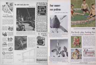 Better Homes & Gardens July 1953 Magazine Article: Page 166