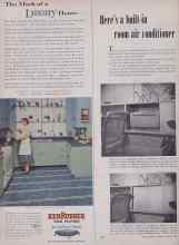 Better Homes & Gardens August 1953 Magazine Article: Here's a built-in room air conditioner