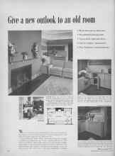 Better Homes & Gardens August 1953 Magazine Article: Give a new outlook to an old room