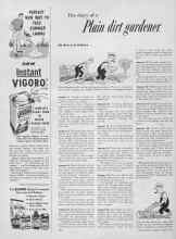 Better Homes & Gardens August 1953 Magazine Article: The diary of a Plain dirt gardener