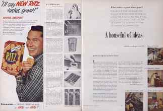 Better Homes & Gardens August 1953 Magazine Article: Page 34