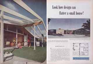 Better Homes & Gardens August 1953 Magazine Article: Look how design can flatter a small house!