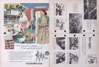 Better Homes & Gardens August 1953 Magazine Article: Page 150