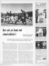 Better Homes & Gardens September 1953 Magazine Article: How safe are home and school athletics?