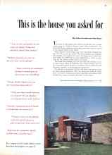 Better Homes & Gardens September 1953 Magazine Article: This is the house you asked for
