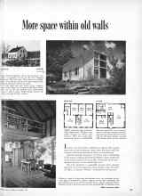Better Homes & Gardens September 1953 Magazine Article: More space within old walls