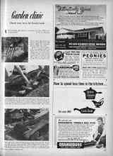 Better Homes & Gardens September 1953 Magazine Article: Garden clinic Check your lawn for buried trash