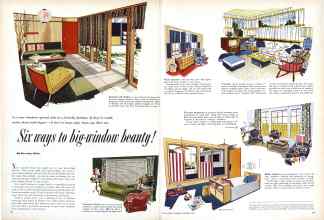 Better Homes & Gardens September 1953 Magazine Article: Six ways to big-window beauty!