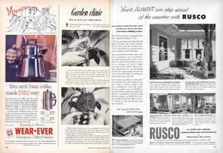 Better Homes & Gardens September 1953 Magazine Article: Page 196