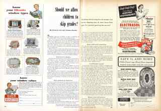 Better Homes & Gardens September 1953 Magazine Article: Should we allow children to skip grades?