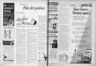 Better Homes & Gardens September 1953 Magazine Article: The diary of a Plain dirt gardener