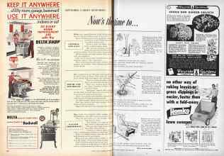 Better Homes & Gardens September 1953 Magazine Article: SEPTEMBER GARDEN REMINDERS: Now's the time to ...