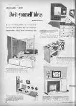 Better Homes & Gardens October 1953 Magazine Article: DOLLARS AVERS Do-it-yourself ideas