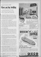 Better Homes & Gardens October 1953 Magazine Article: When you buy bedding