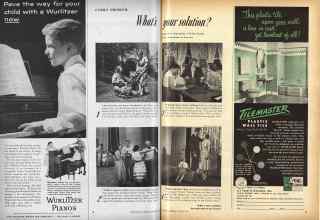 Better Homes & Gardens October 1953 Magazine Article: FAMILY PROBLEM: What's your solution?