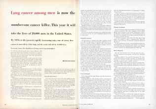 Better Homes & Gardens October 1953 Magazine Article: Lung cancer among men