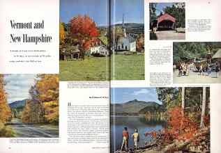Better Homes & Gardens October 1953 Magazine Article: Vermont and New Hampshire