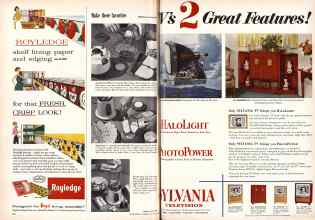 Better Homes & Gardens October 1953 Magazine Article: Page 134