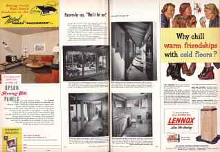Better Homes & Gardens October 1953 Magazine Article: Page 166