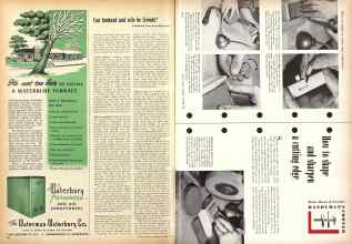 Better Homes & Gardens October 1953 Magazine Article: Page 194