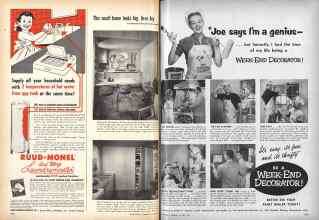 Better Homes & Gardens October 1953 Magazine Article: Page 222