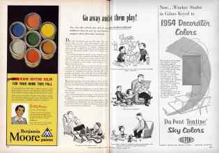Better Homes & Gardens October 1953 Magazine Article: Go away and let them play!