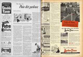 Better Homes & Gardens October 1953 Magazine Article: The diary of a Plain dirt gardener