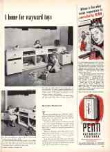 Better Homes & Gardens November 1953 Magazine Article: A home for wayward toys