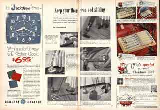 Better Homes & Gardens November 1953 Magazine Article: Keep your floors dean and shining