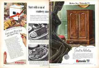 Better Homes & Gardens November 1953 Magazine Article: Page 166
