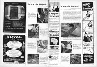 Better Homes & Gardens November 1953 Magazine Article: Page 250