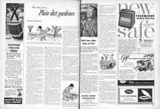 Better Homes & Gardens November 1953 Magazine Article: The diary of a Plain dirt gardener