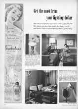 Better Homes & Gardens December 1953 Magazine Article: Get the most from your lighting dollar