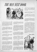 Better Homes & Gardens December 1953 Magazine Article: THE MAN NEXT DOOR
