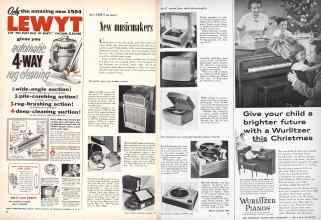 Better Homes & Gardens December 1953 Magazine Article: New musicmakers